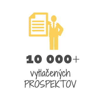 tisíce vytlačených prospektov