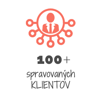 stovky spravovaných klientov