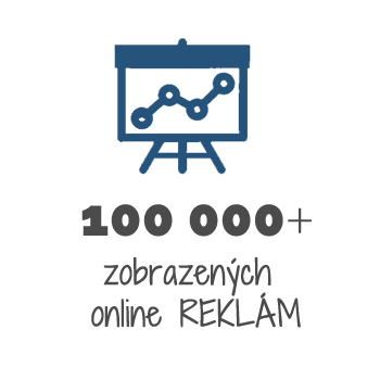 tisíce zobrazených online reklám