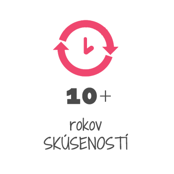  rokov skúseností